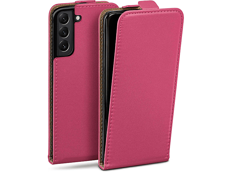 MOEX Flip Case, Flip Cover, Samsung, Galaxy S22 Plus, Berry-Fuchsia