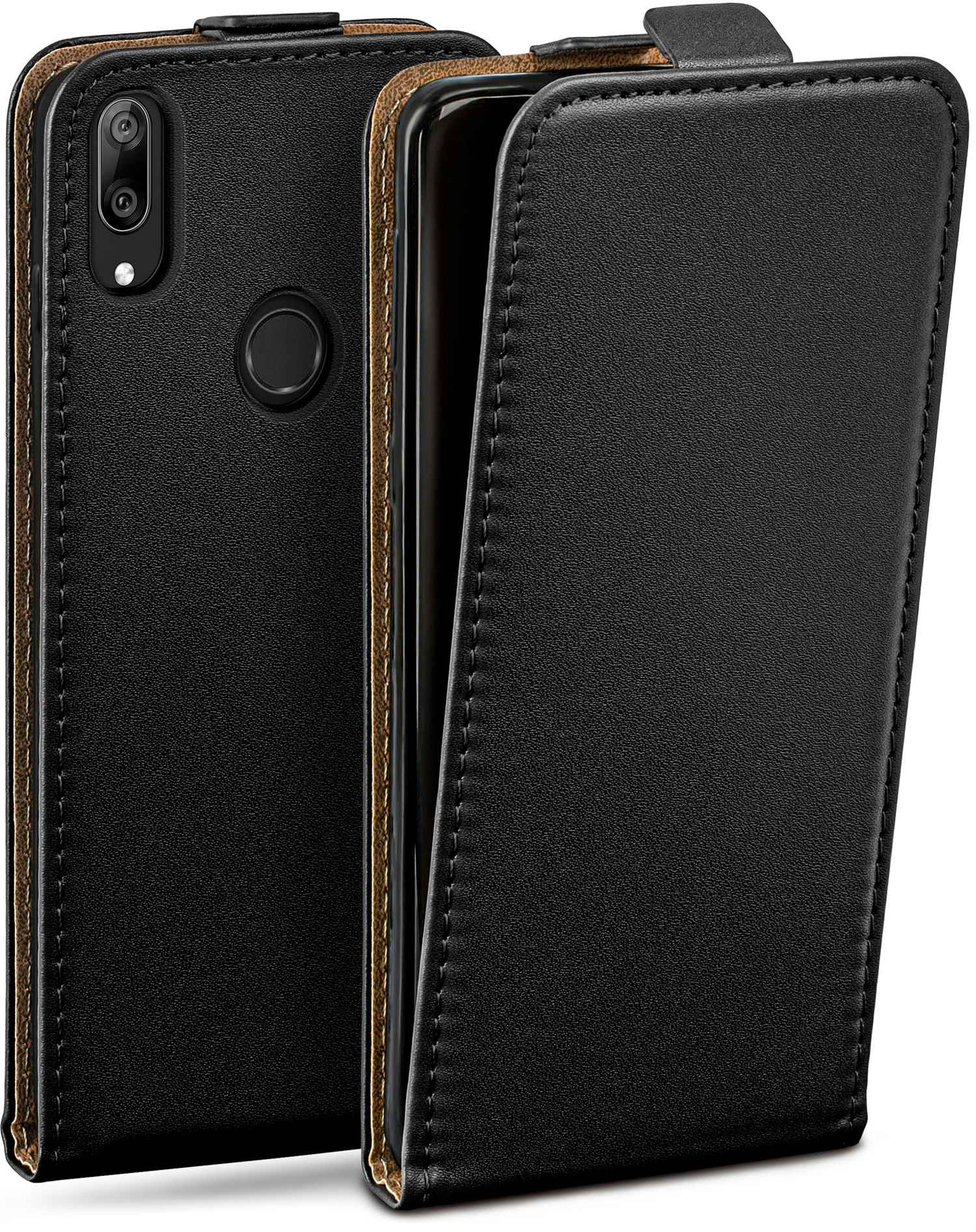 (2019), Case, Cover, Deep-Black Huawei, Y7 Flip Flip MOEX