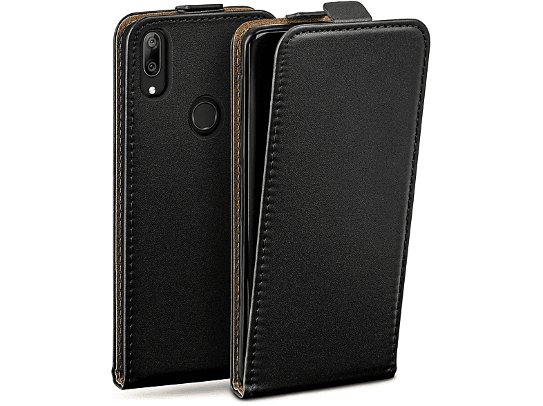 (2019), Case, Cover, Deep-Black Huawei, Y7 Flip Flip MOEX