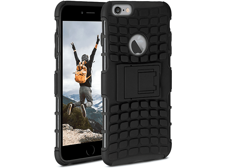 ONEFLOW Tank Case, Obsidian 6s Backcover, Plus, Apple, iPhone