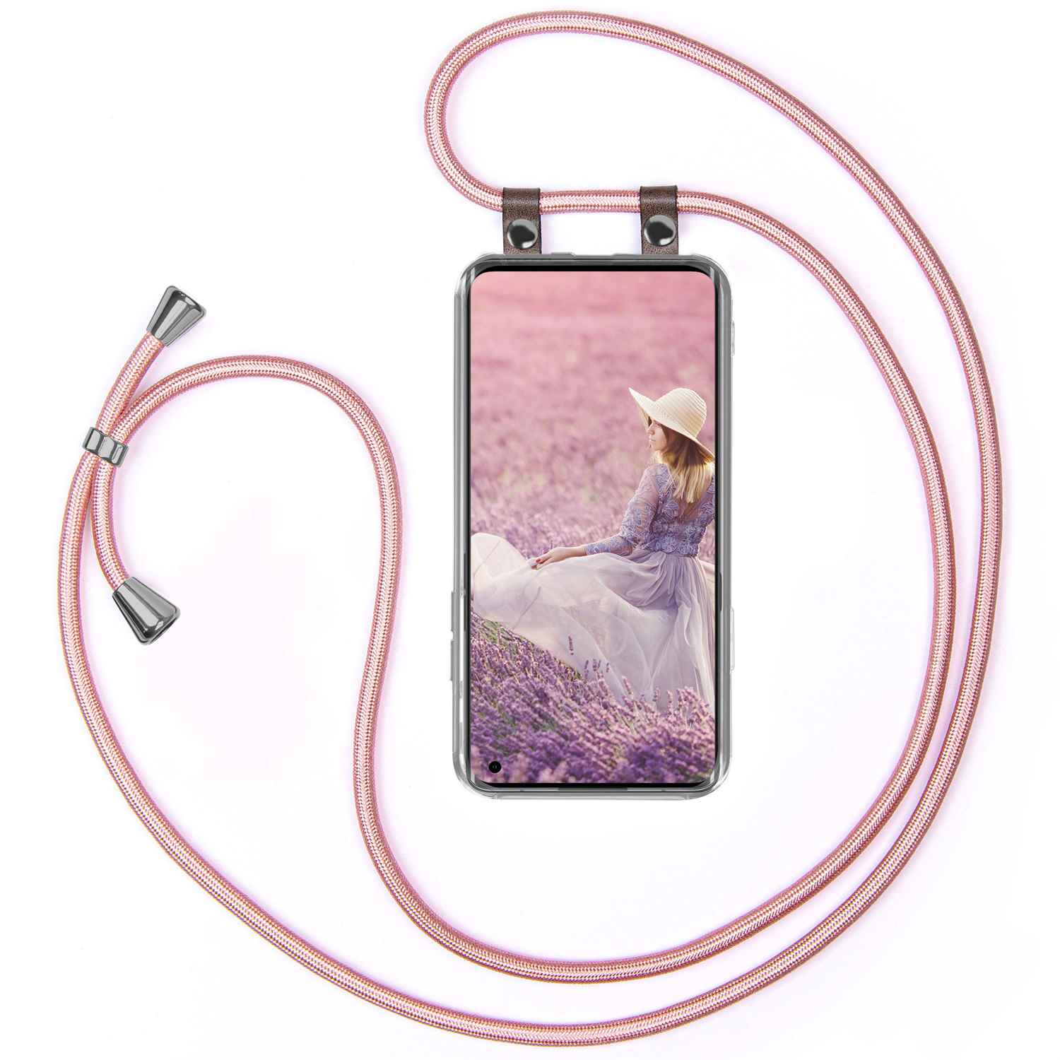 MOEX Handykette, Backcover, Oppo, Reno4 Pro Rose Gold 5G