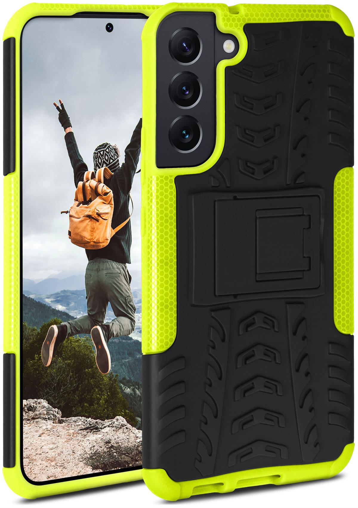 ONEFLOW Tank Case, Backcover, Lime S22 Plus, Samsung, Galaxy