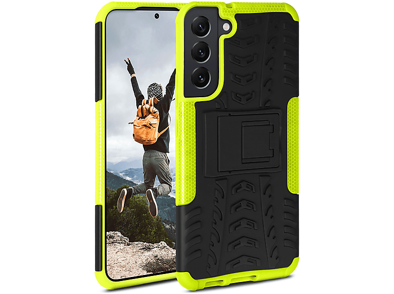 ONEFLOW Tank Case, Backcover, Samsung, Galaxy S22 Plus, Lime | Backcover