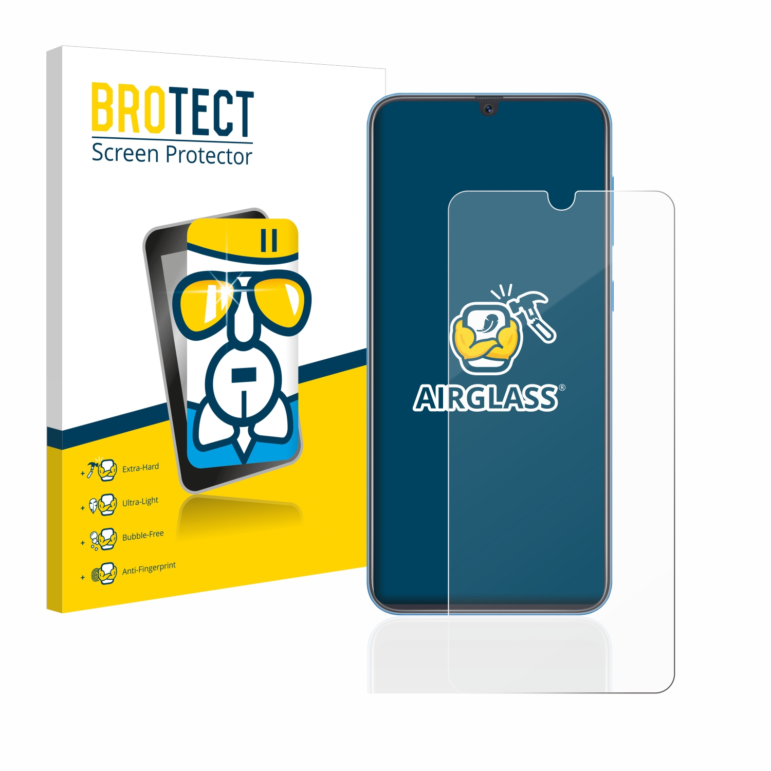 klare Samsung Galaxy BROTECT Airglass A40) Schutzfolie(für