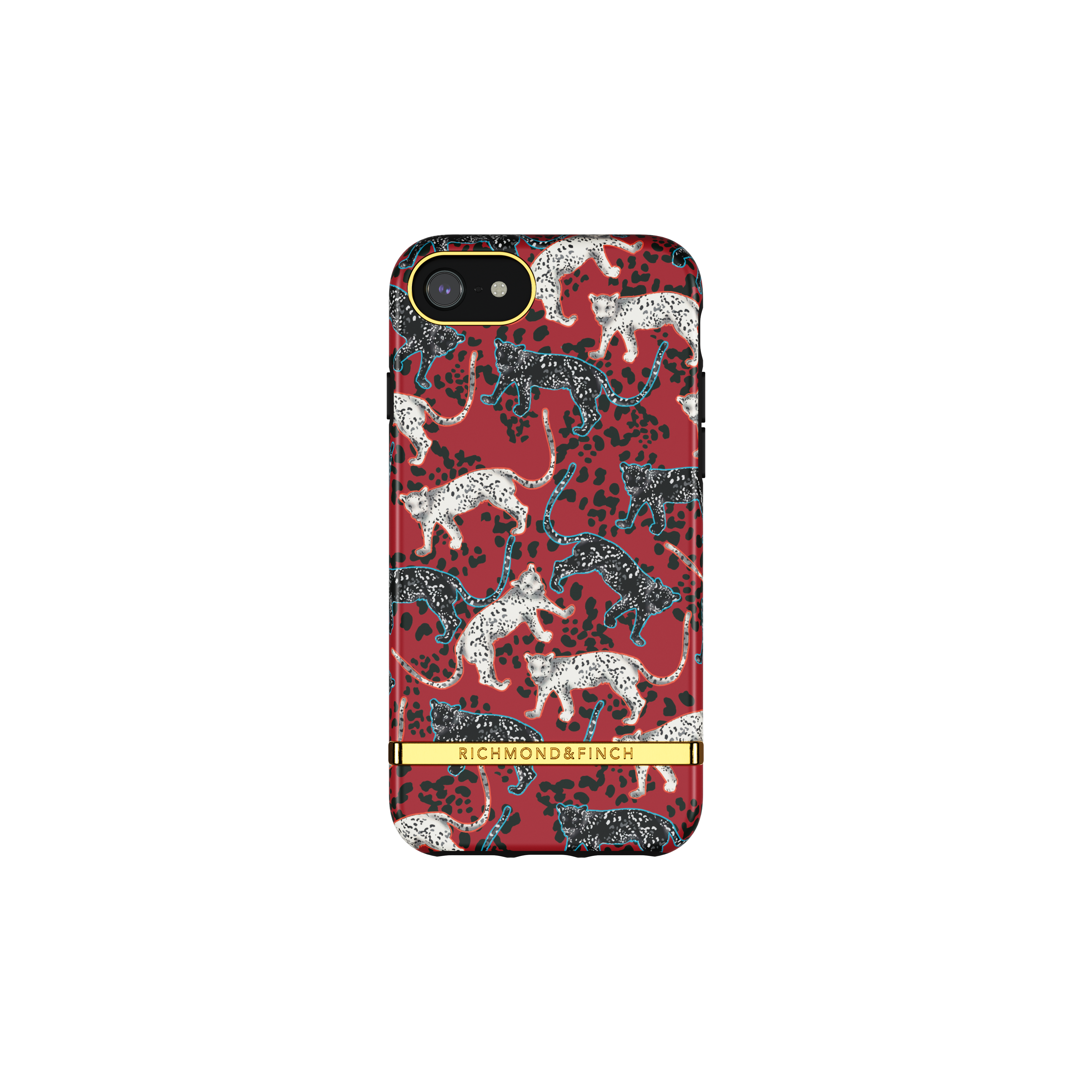 RICHMOND & Backcover, 6/7/8/SE, iPhone Samba FINCH Red IPHONE 6/6S/7/8/SE20/SE22, RED Leopard APPLE