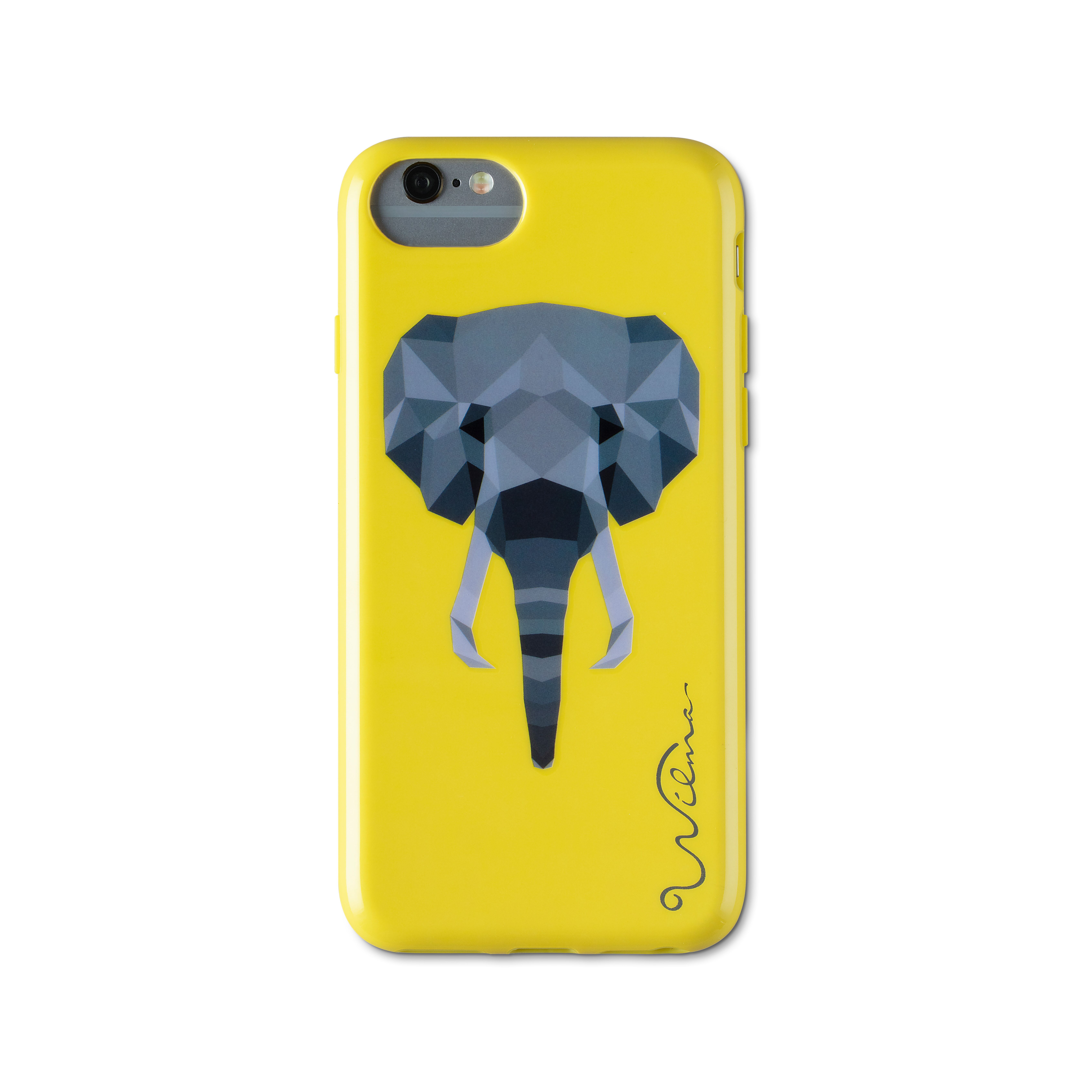 IPHONE Elephant, YELLOW Electric Savanna APPLE, WILMA 6/6S/7/8/SE20, Backcover,