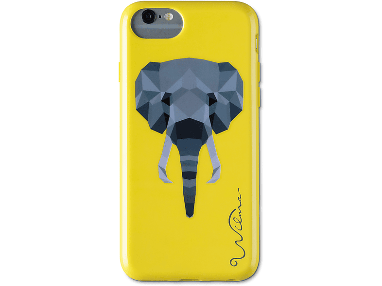 IPHONE Elephant, YELLOW Electric Savanna APPLE, WILMA 6/6S/7/8/SE20, Backcover,