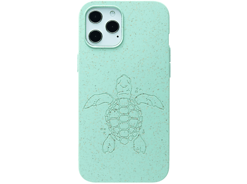 PELA CASE Backcover, Friendly APPLE, PRO edition, BLUE2 Case MAX, IPHONE Eco 12 Turtle