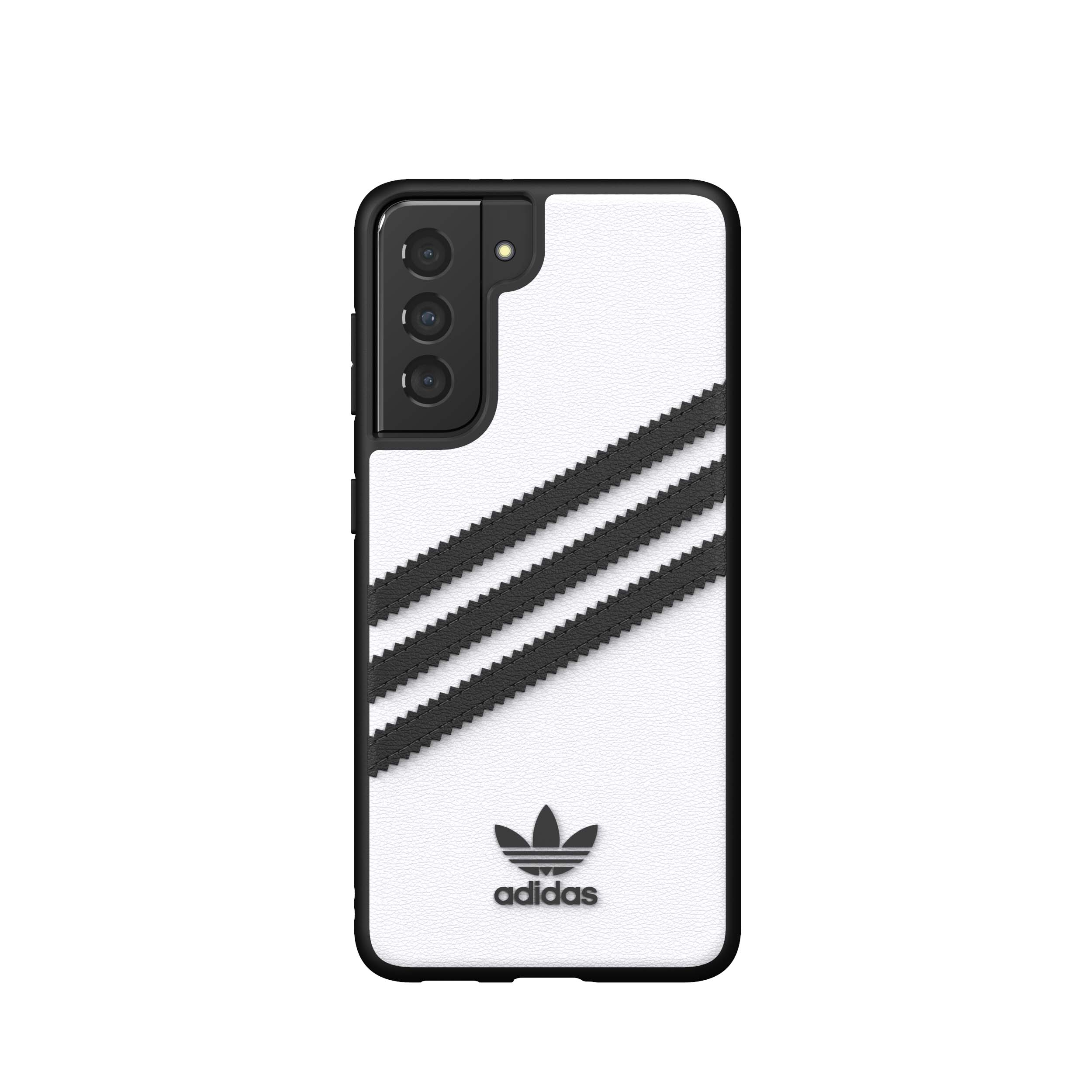 ADIDAS Moulded Case PU, SAMSUNG, GALAXY WHITE Backcover, S21