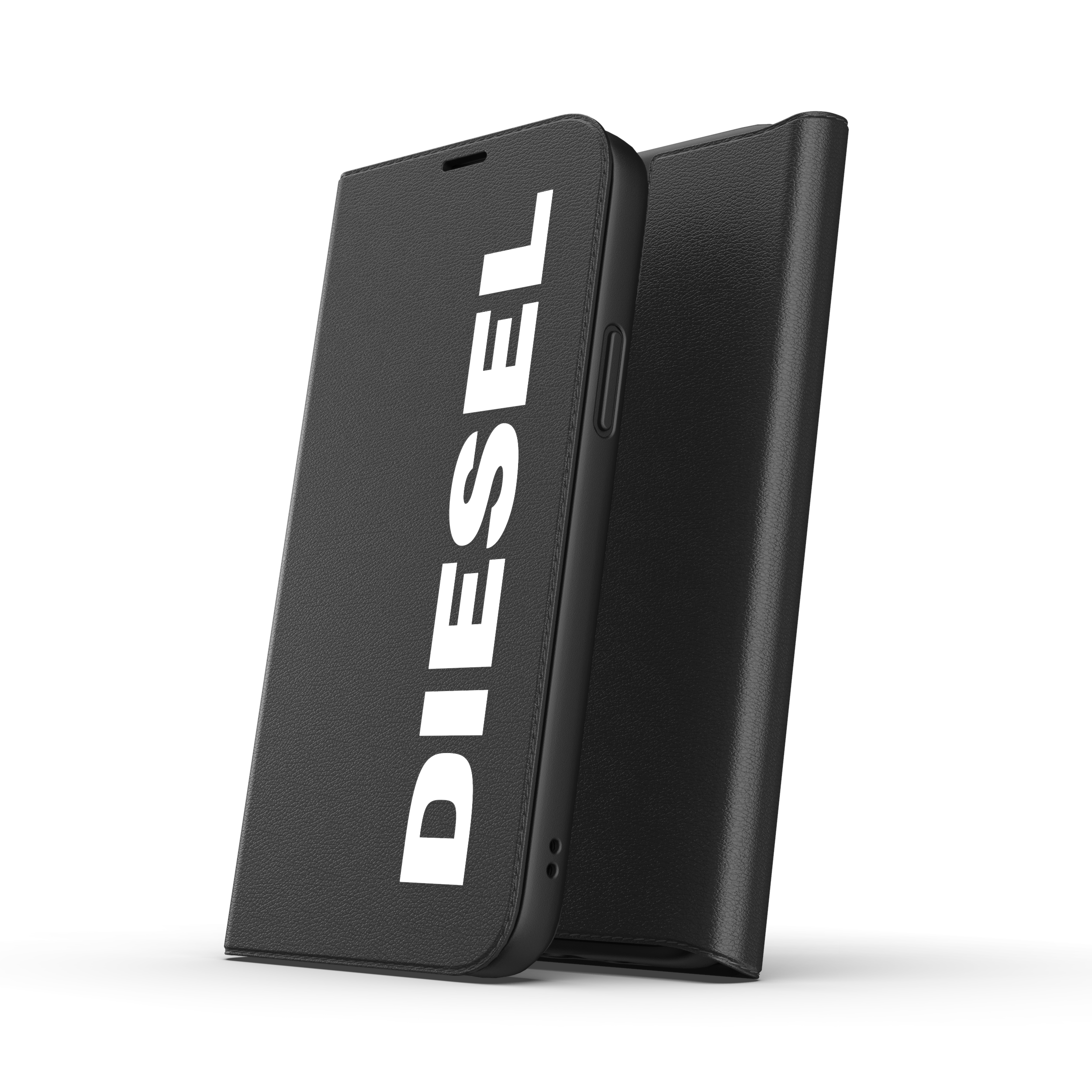 DIESEL Booklet Case Core, PRO, IPHONE BLACK Bookcover, APPLE, 12/12