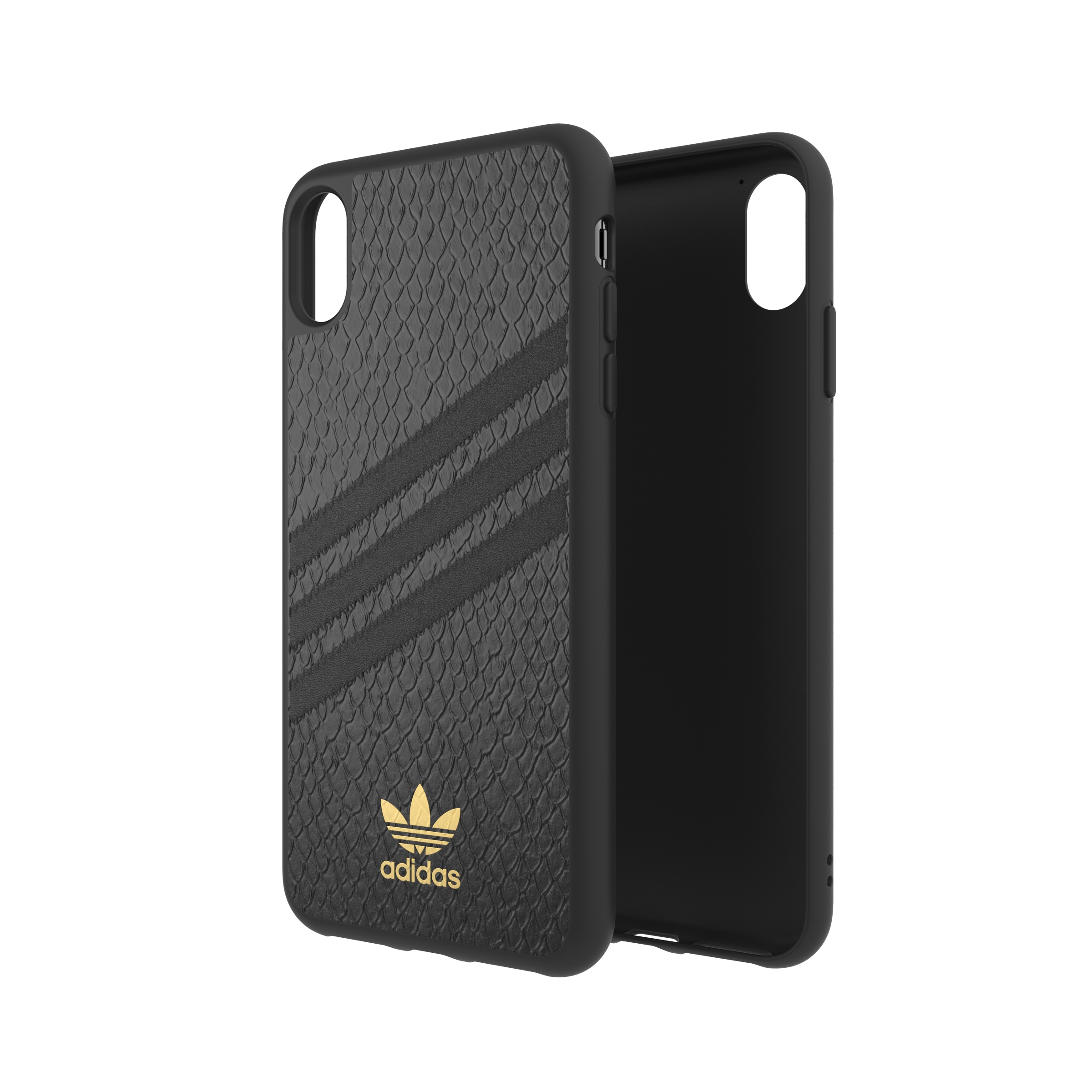 ADIDAS Moulded APPLE, IPHONE SNAKE, MAX, PU BLACK Case Backcover, XS