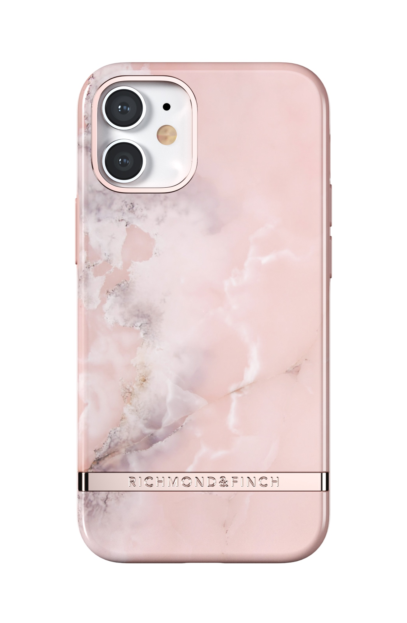 RICHMOND & iPhone 12 MINI, mini, APPLE, FINCH Pink Backcover, IPHONE 12 PINK Marble