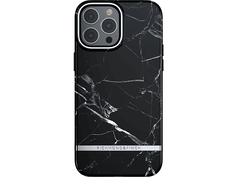 RICHMOND & FINCH 13 APPLE, Marble IPHONE iPhone Max, MAX, 13 Black Pro Backcover, BLACK PRO
