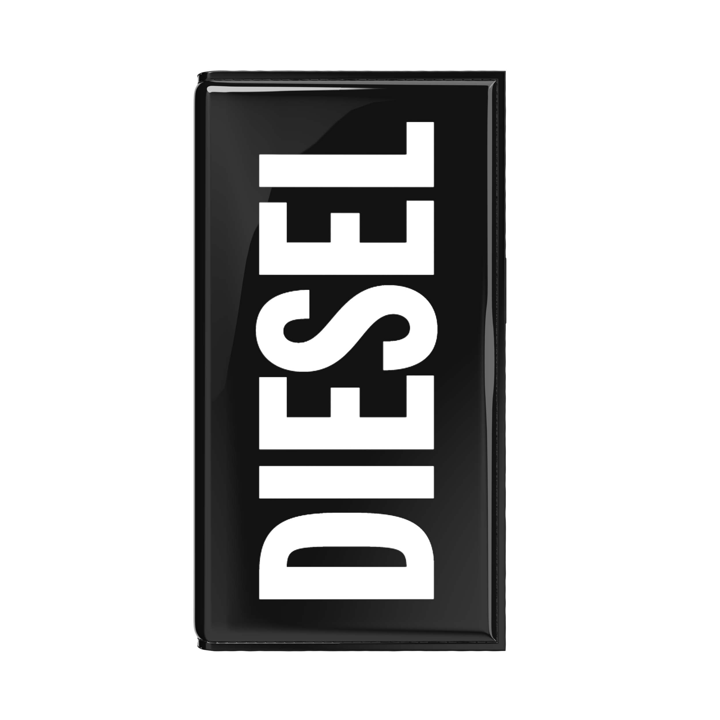 DIESEL Wallet 14 Case, IPHONE Backcover, APPLE, BLACK PRO