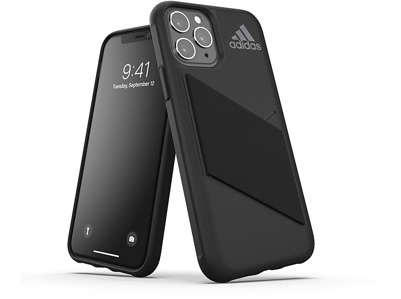 Protective 11 APPLE, Case, ADIDAS Backcover, Pocket IPHONE PRO, BLACK