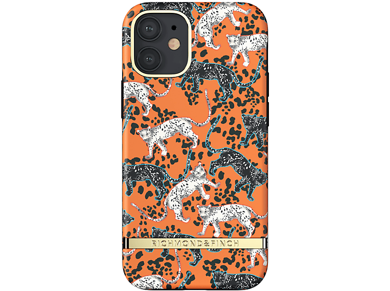 RICHMOND & FINCH Orange Leopard iPhone 12 Mini, Backcover, APPLE, IPHONE 12 MINI, ORANGE