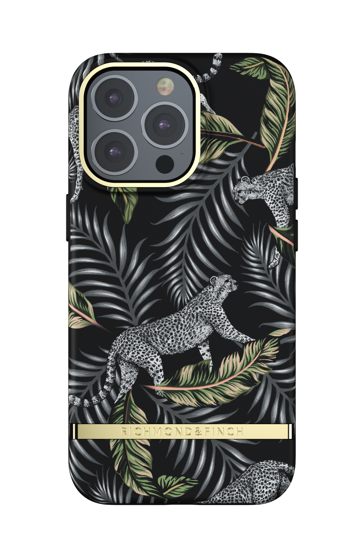 RICHMOND & Backcover, Pro, IPHONE iPhone 13 PRO, COLOURFUL Jungle FINCH Silver 13 APPLE