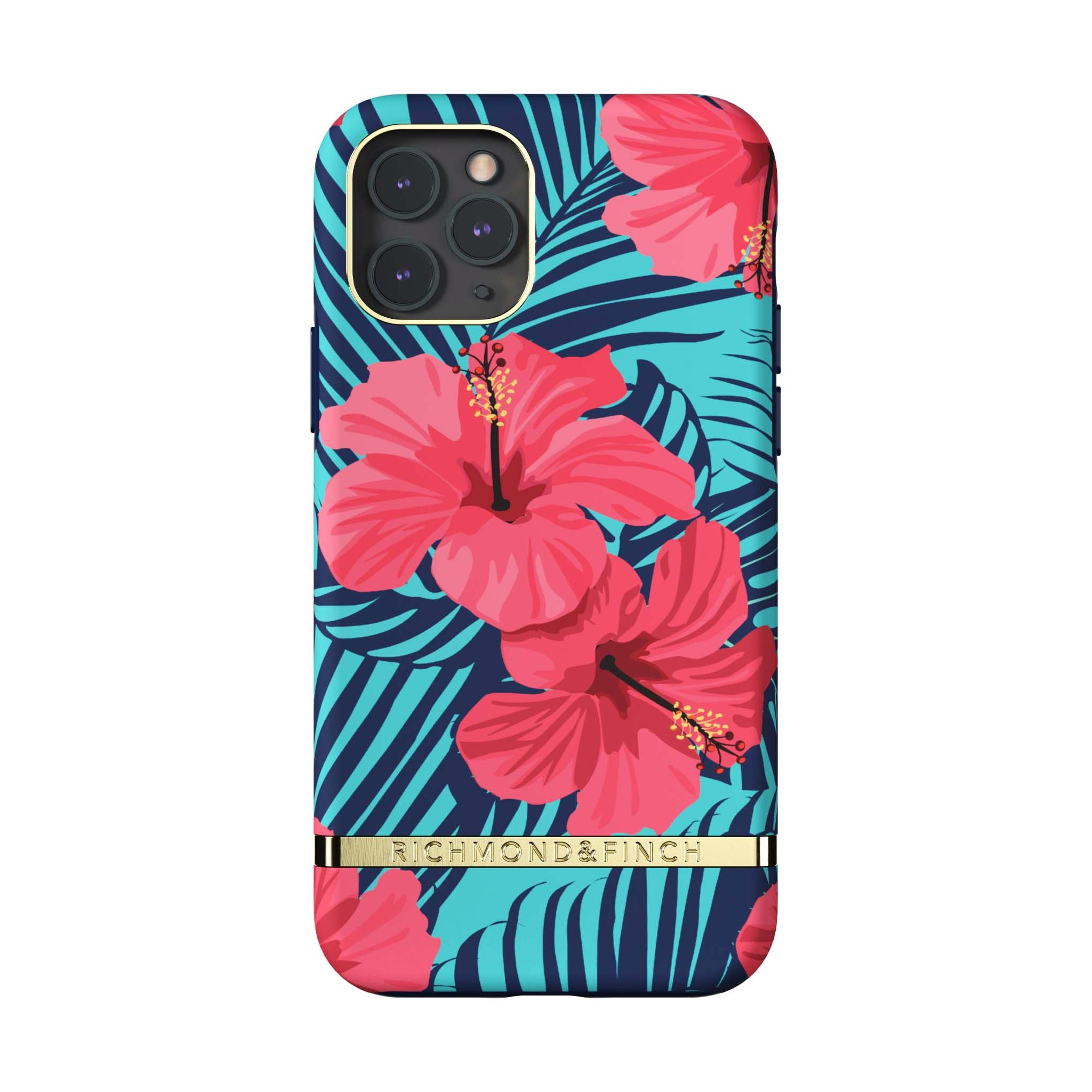 RICHMOND & APPLE, 11 iPhone PRO, Pro, Red IPHONE Backcover, COLOURFUL 11 Hibiscus FINCH