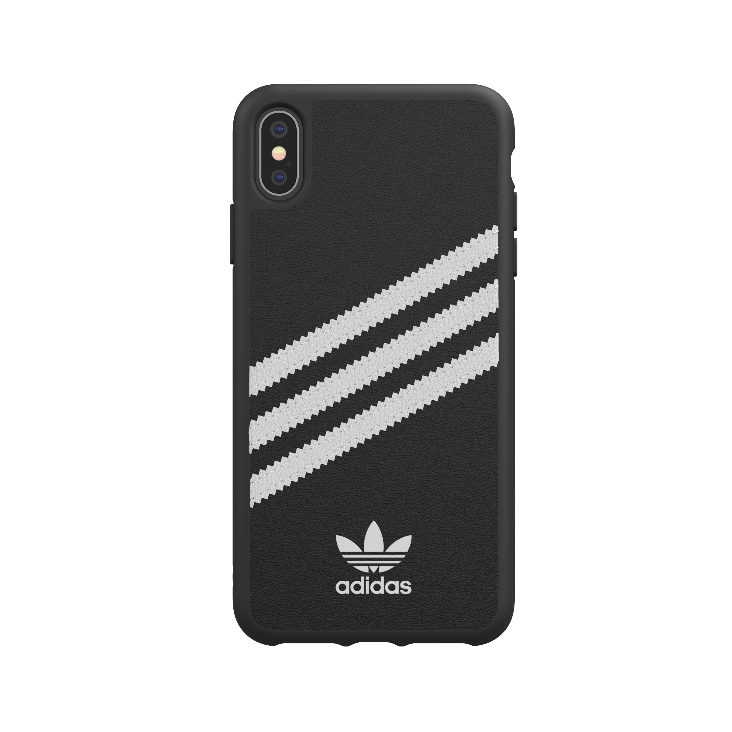 BLACK Backcover, APPLE, Moulded XS Case MAX, PU, ADIDAS IPHONE