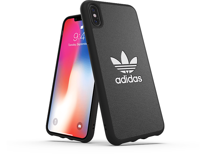 ADIDAS Moulded Case BASIC, APPLE, XS BLACK MAX, IPHONE Backcover