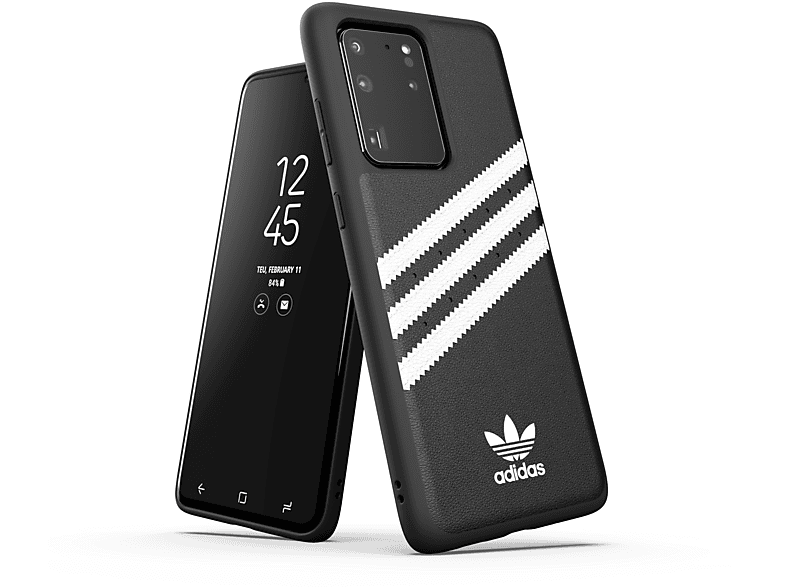 ADIDAS BLACK PU, case GALAXY Moulded Backcover, SAMSUNG, ULTRA, S20