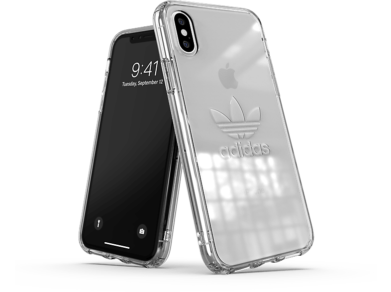 clear IPHONE X/XS, CLEAR ADIDAS Backcover, APPLE, case, Rugged