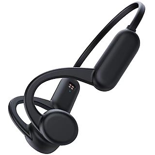 Auriculares deportivos - LEOTEC LEBONE01K, Supraaurales, Bluetooth, Negro