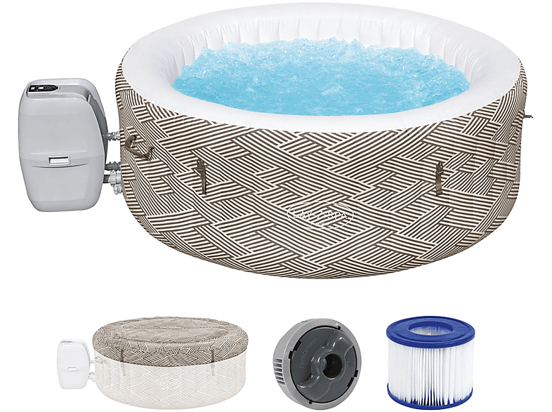 BESTWAY LAYZSPA WLANSpa Madrid AirJet Ø 180 x 66 cm rund Whirlpool