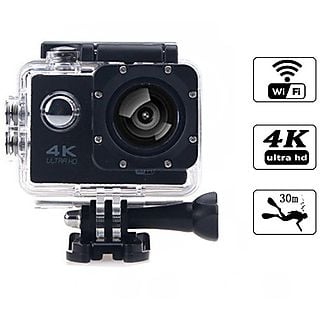 KINSI HD-Kameras,Unterwasserkameras,4K-Sportkameras,WiFi-Synchronisation,30m wasserdicht Action-Kamera 