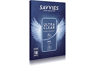 SAVVIES 18x klare Schutzfolie(für Apple iPhone XR (Rückseite))