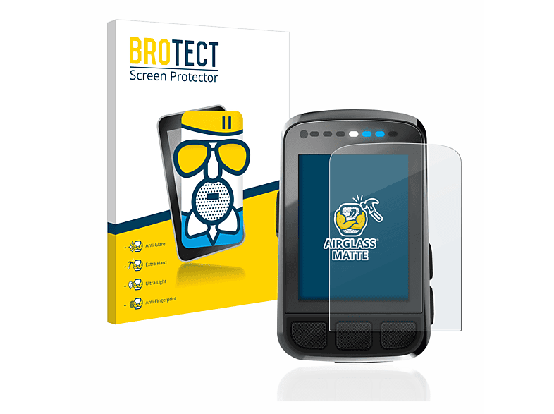 BROTECT Airglass matte Schutzfolie(für Wahoo Elemnt Bolt V2 GPS)