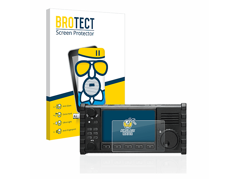 BROTECT Airglass matte Schutzfolie(für Xiegu X6100 HF-Transceiver)