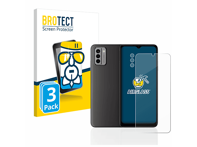 BROTECT Nokia Schutzfolie(für 3x klare Airglass G22)