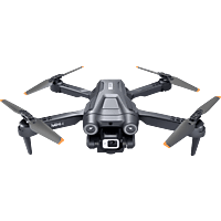 BRIGHTAKE MINI 4 Flügel Drohne(4K Ultra HD, 20 Minuten Flugzeit, HD-Video, QuickShots) Drohne, Schwarz