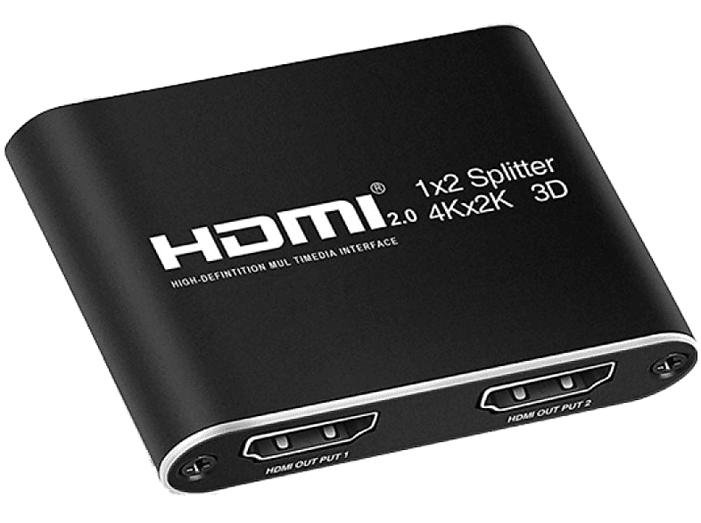 INF HDMI Splitter 1x2 HDMI Verst rker Verl ngerung 3D 1080P 10 Meter 4K HDMI Splitter