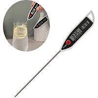 KINSI BBQ-Thermometer,Fühler-Küchenthermometer,Raumthermometer Elektronisches Thermometer Fleischthermometer 