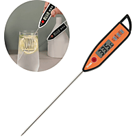 KINSI Raumthermometer Elektronisches Thermometer,Fühler-Küchenthermometer,BBQ-Thermometer Fleischthermometer 