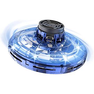 KINSI Fidget Spinner, Fliegender Kreisel,UFO Flying Ball Fliegendes Spielzeug Drohne Figur blau