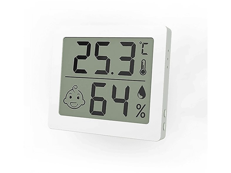 BABY JA Digitalthermometer, Thermometer, LCD Bildschirm Hygrothermometer Großer