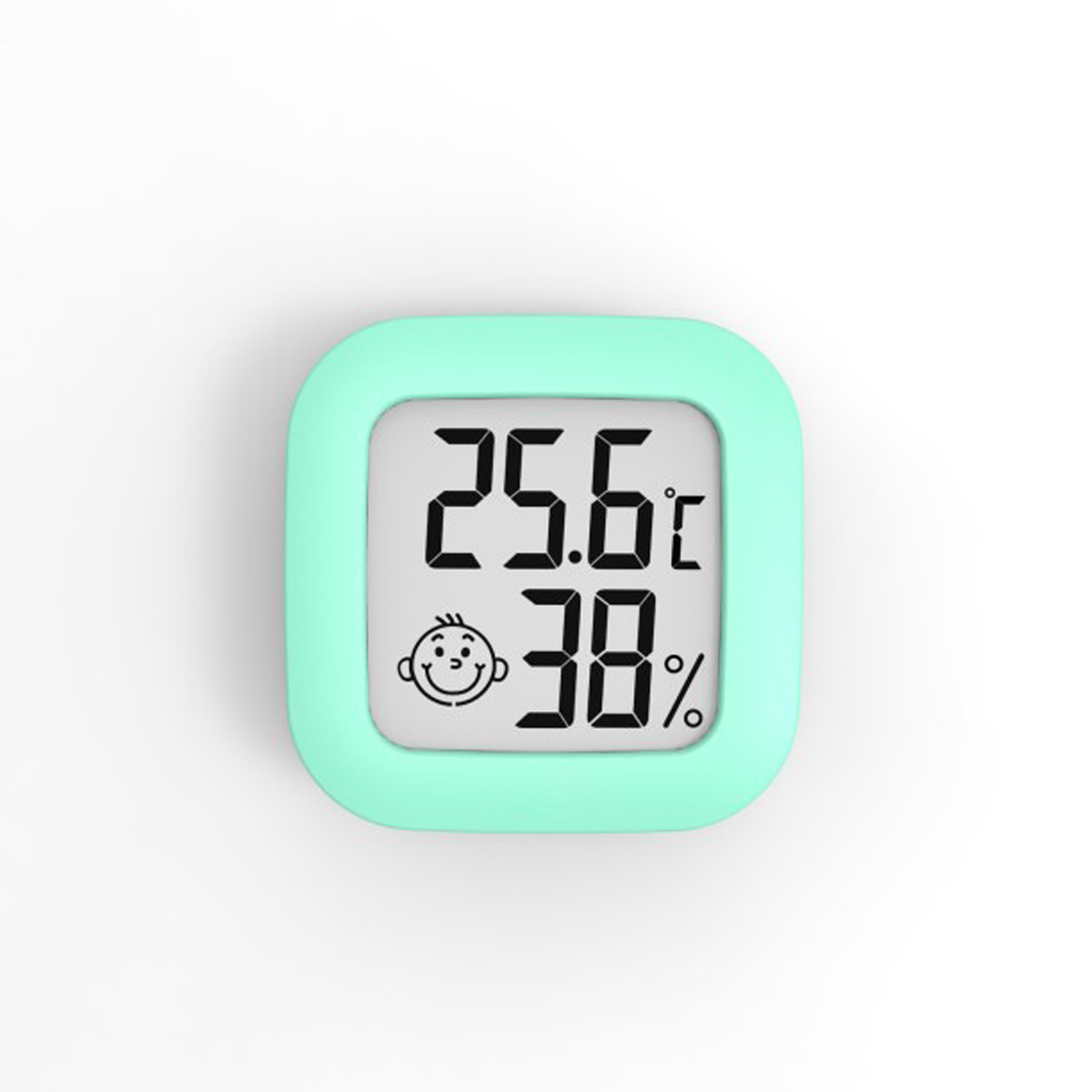 BABY JA Mini Smart mit Hygrometer, Hygrothermometer Smiley-Gesicht Connect Thermometer
