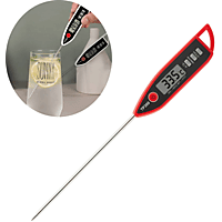 KINSI Raumthermometer Elektronisches Thermometer,Fühler-Küchenthermometer,BBQ-Thermometer Fleischthermometer 