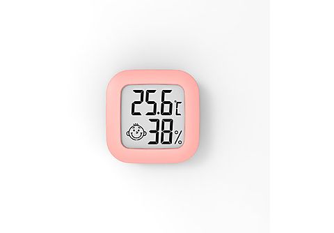 BABY JA Raumthermometer Mini Digital Thermometer/Hygrometer Smart Connect  mit Smiley-Gesicht Hygrothermometer