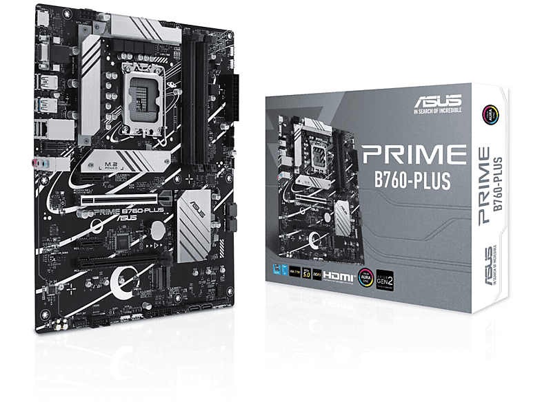 ASUS Prime B760-Plus Mainboards Schwarz