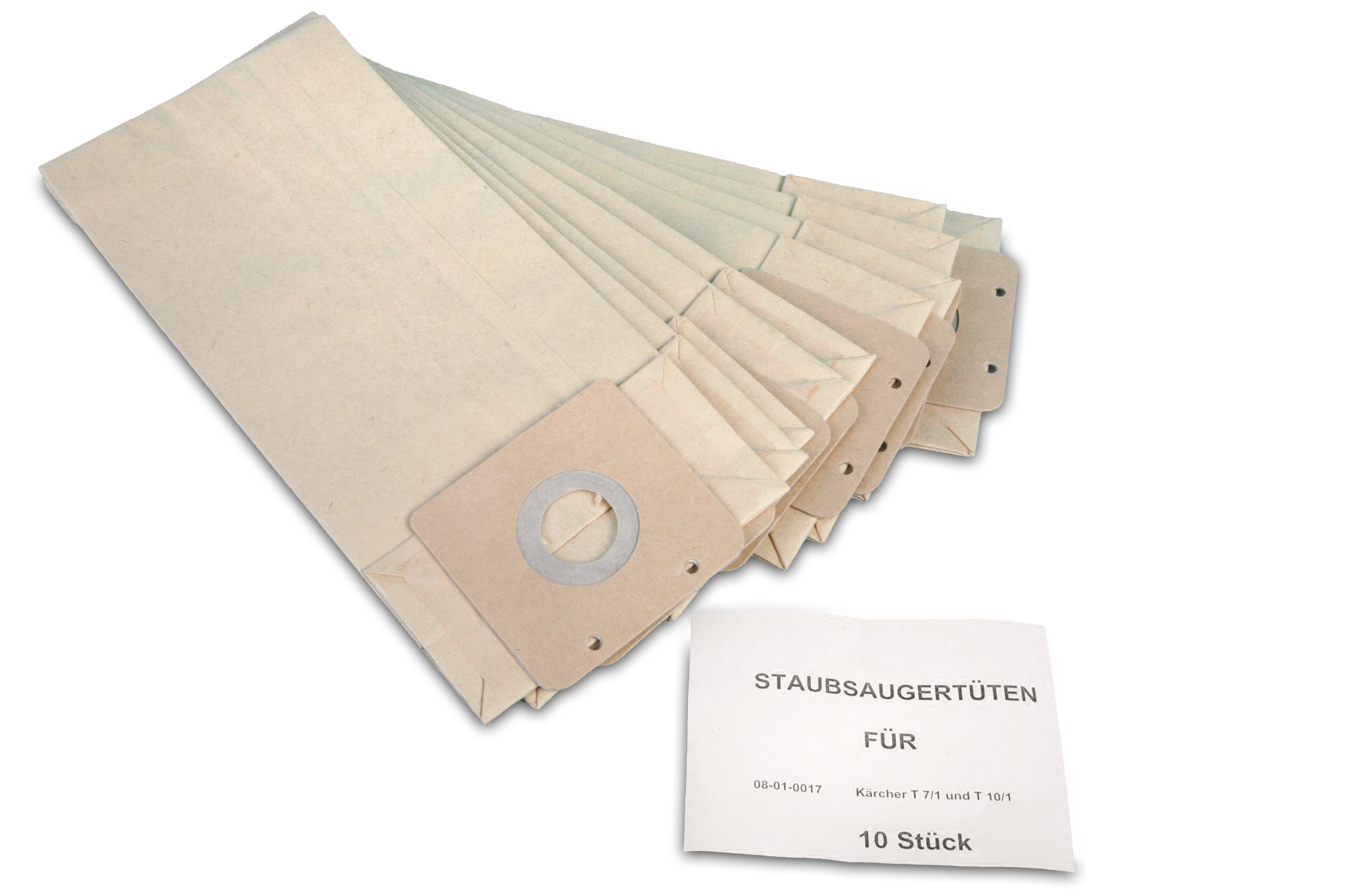 passend für Staubsaugerbeutel T9/1, STAUBSAUGERLADEN.DE Kärcher T10/1 10 Staubbeutel T7/1,