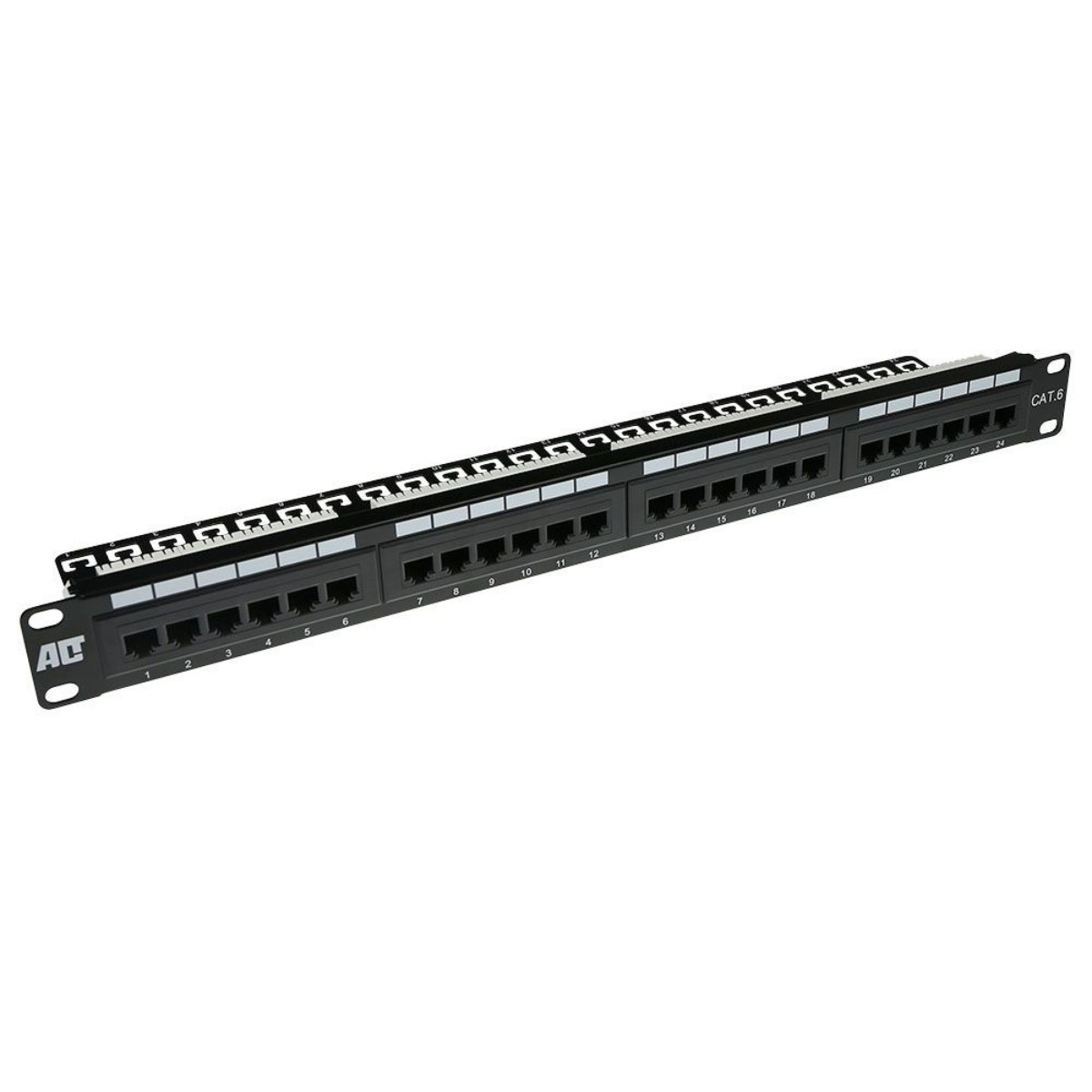 ACT PP1011 CAT6 UTP 24-Ports Patchpanel