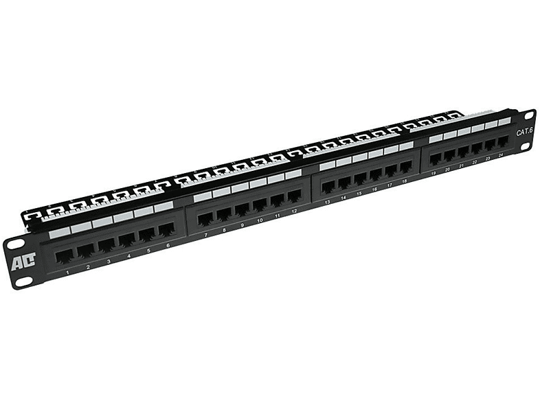 ACT PP1011 CAT6 UTP 24-Ports Patchpanel