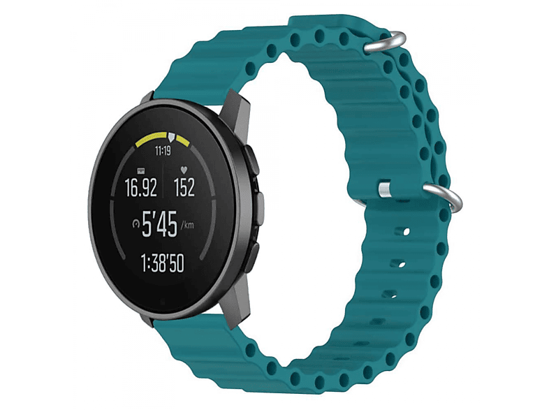 CASEONLINE Ocean, Ersatzarmband, Suunto, 5 Petrol Peak