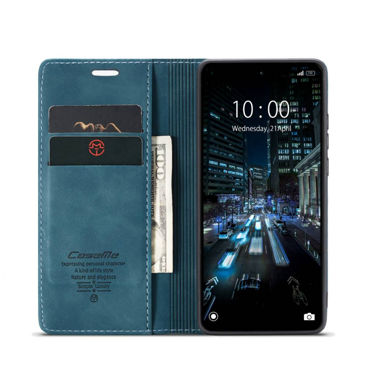 CASEME Xiaomi, Bookcover, Redmi Smart, Blau 12C,