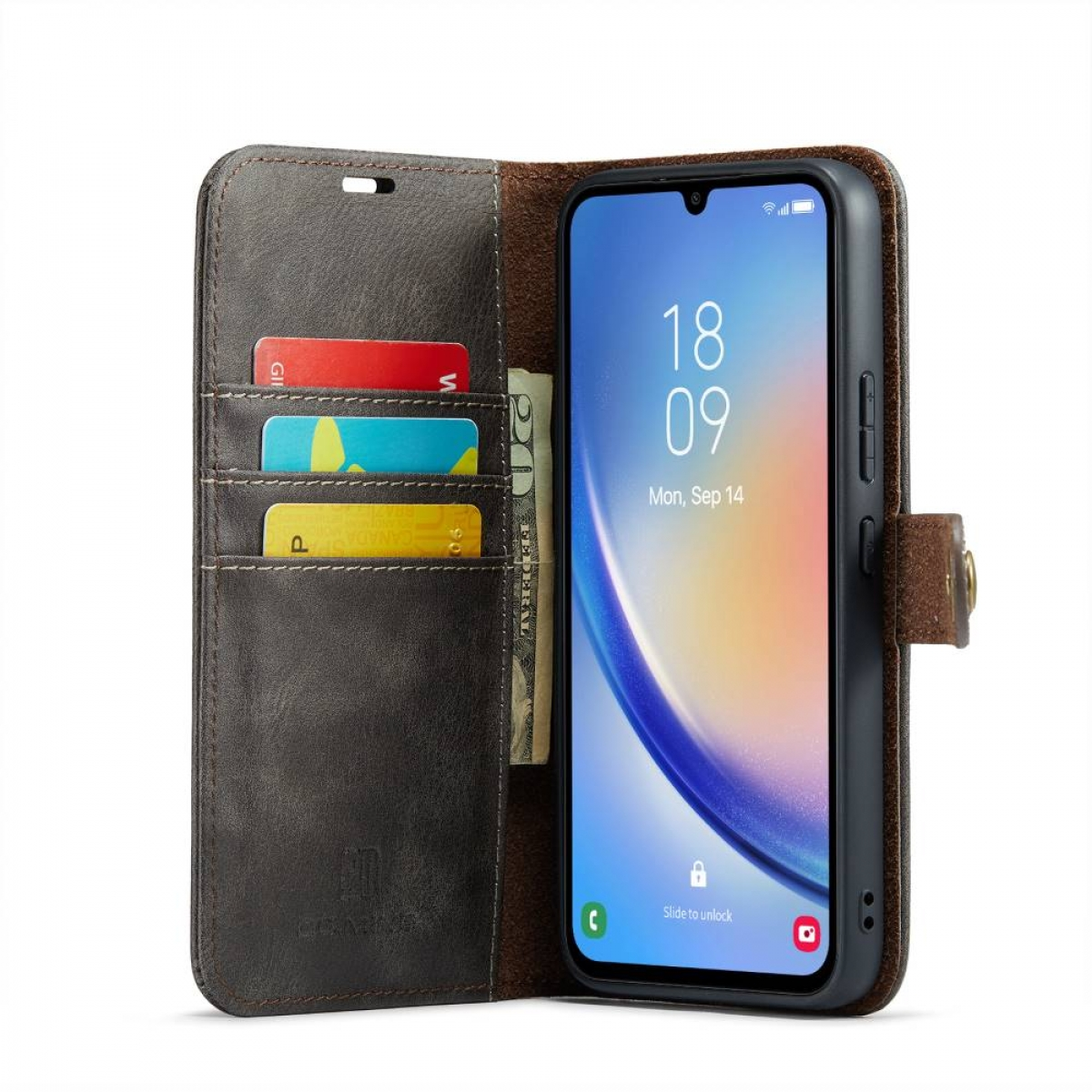 MING Samsung, Bookcover, 2in1, DG 4G, Galaxy A24 Grau