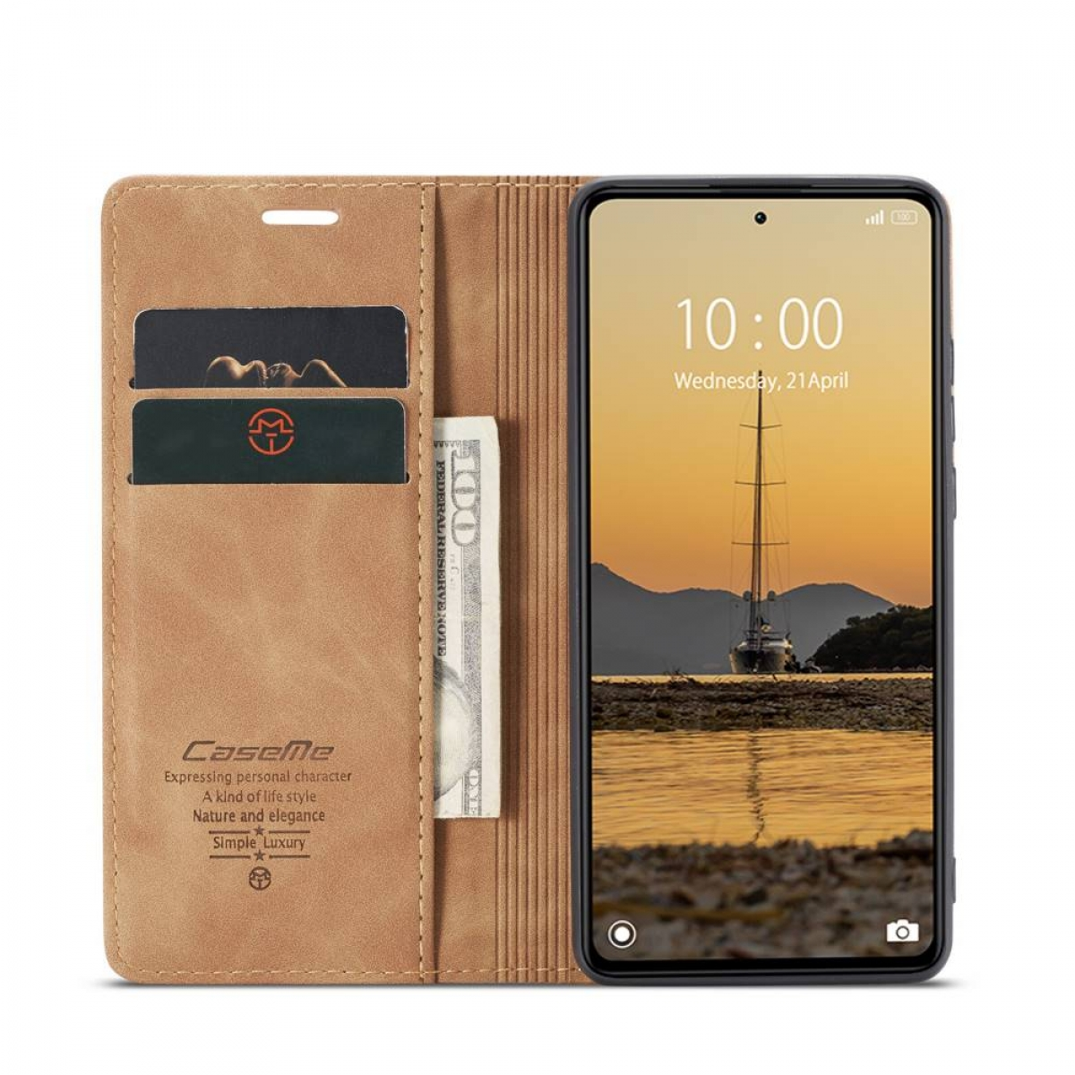 Braun Smart, 5G, 12 Note CASEME Xiaomi, Bookcover, Redmi